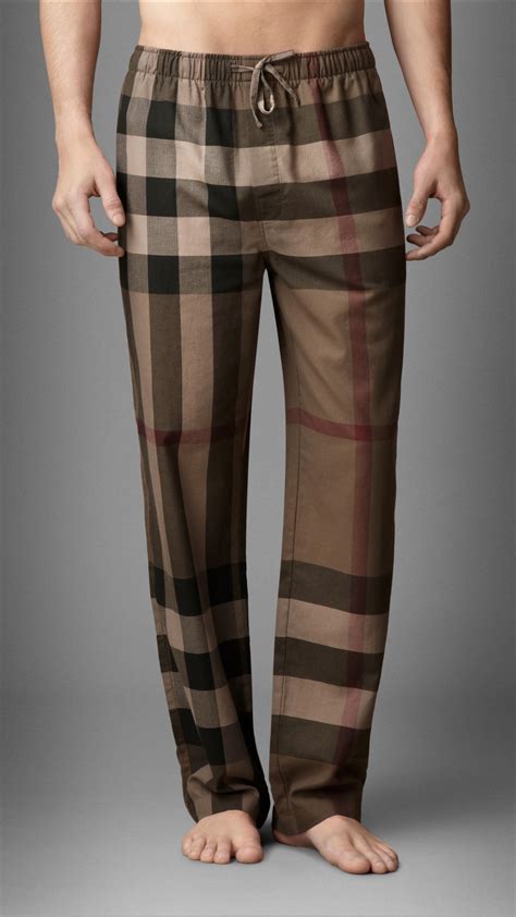 mens burberry short set|Burberry pajama pants men.